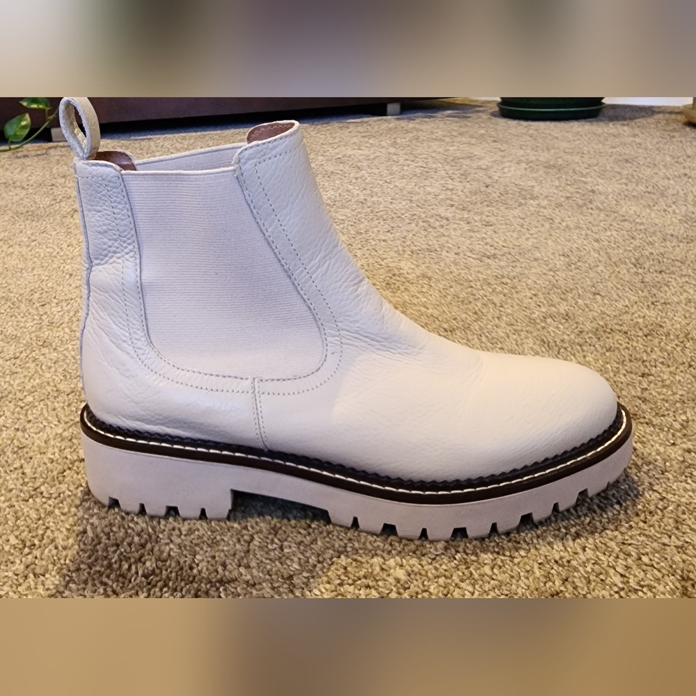 Caslon Beige Water Resistant Ankle Boots